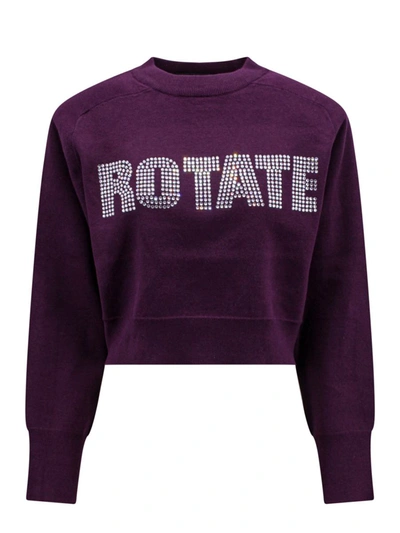 Shop Rotate Birger Christensen Rotate Sweater In Purple