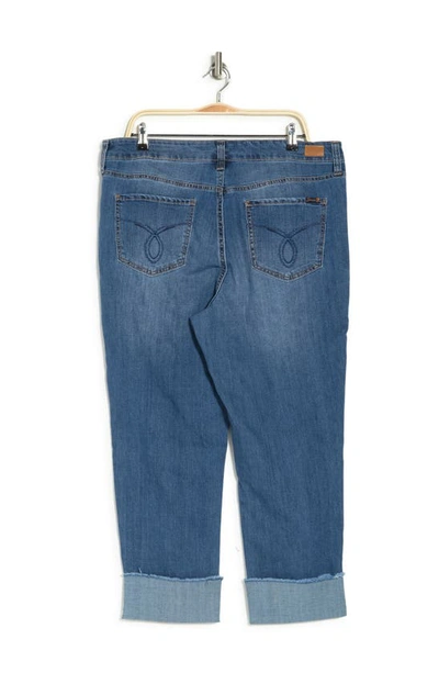 Seven7 Slim Straight Cuff Denim Jeans In Gloss