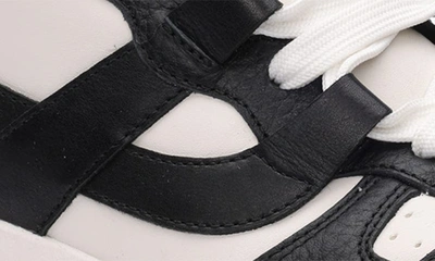 Ash Match Platform Sneaker In White/ Black