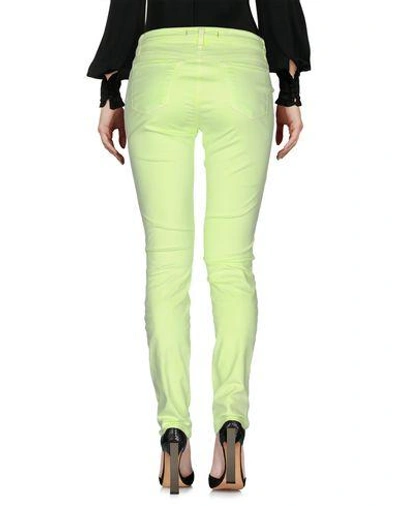 Shop J Brand Casual Pants In Acid Green