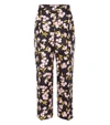 MARNI Printed cotton and silk trousers