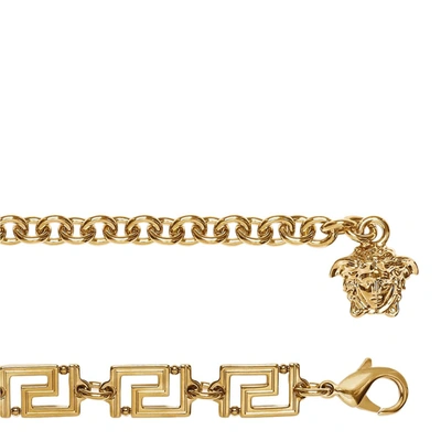 Shop Versace Belts In Golden