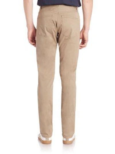 Shop Theory Haydin Renton Solid Pants In Calf