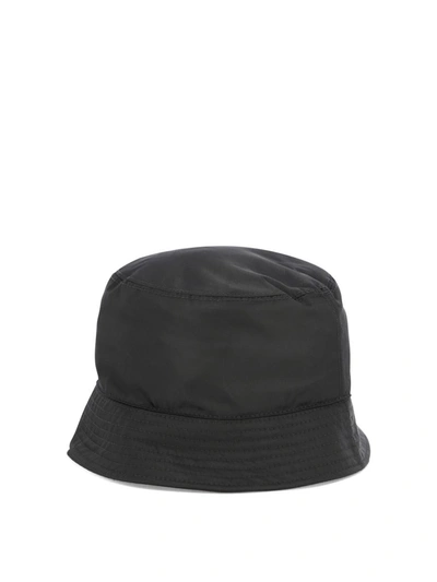 Shop Dolce & Gabbana Bucket Hat With Branded Plate In Black