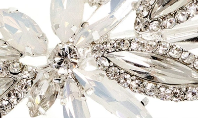 Brides And Hairpins Brides & Hairpins Michal Opal & Crystal Hair Clip In Silver