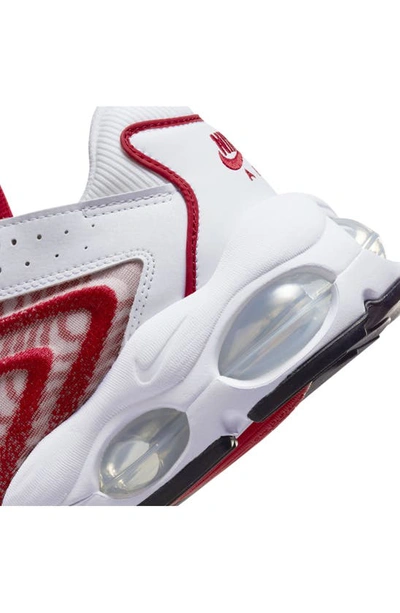 Nike Men's Air Max Tw Shoes In White/ White/ Black/ Red