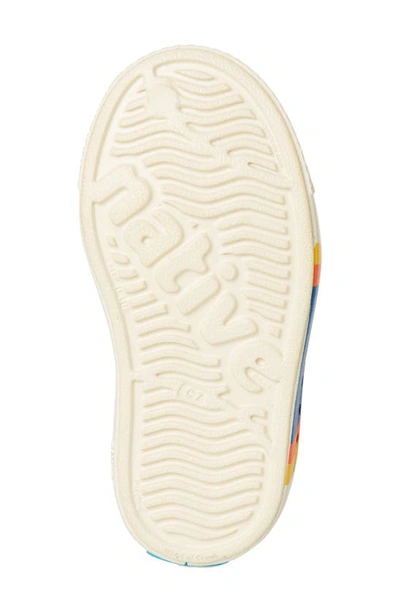 Shop Native Shoes Jefferson Colorblock Sugarlite Slip-on Sneaker In Ivory/ Blue Multi