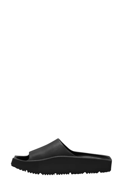 Shop Jordan Hex Slide Sandal In Black/ Black