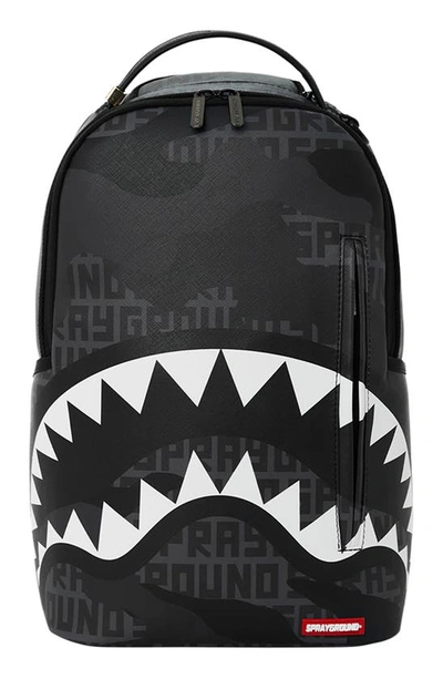 Sprayground Kids Camo Infinity Backpack In Camo Infinity Black Backpack ModeSens