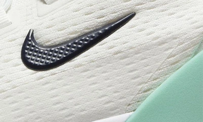 Shop Nike Kids' Air Max 270 Go Sneaker In White/ Obsidian/ Emerald