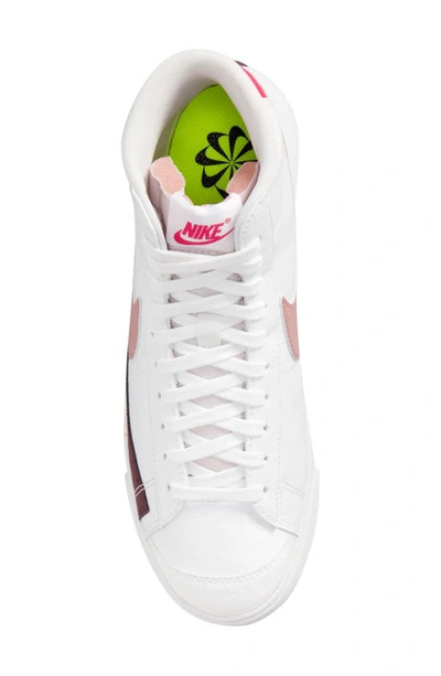 Shop Nike Blazer Mid '77 Sneaker In White/ Red/ Night Maroon