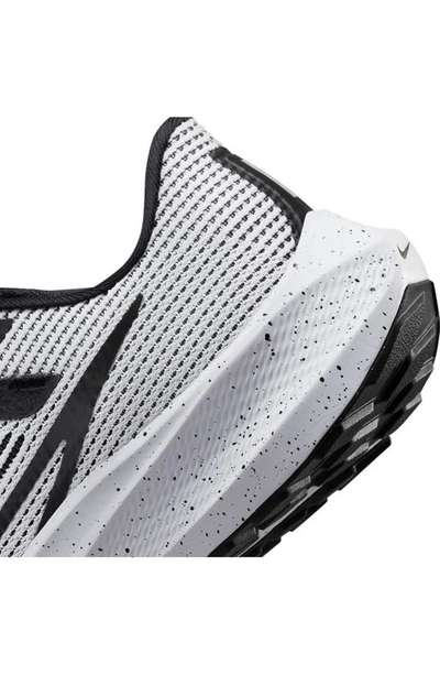 Shop Nike Air Zoom Pegasus 40 Running Shoe In Black/ White