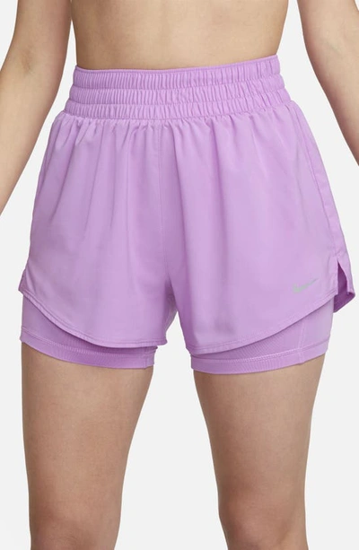 Shop Nike Dri-fit High Waist Shorts In Rush Fuchsia