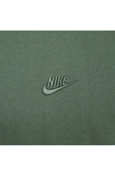Shop Nike Sportswear Premium Essentials Long Sleeve T-shirt In Fir