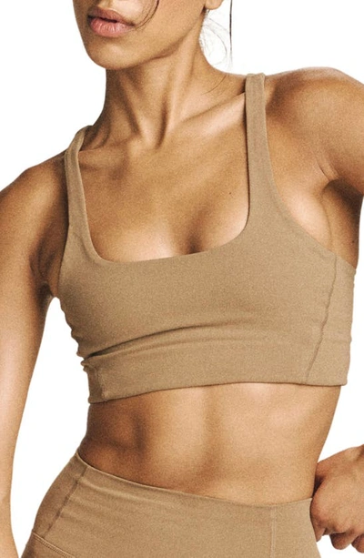 Shop Fp Movement By Free People Never Better Racerback Bra In Moonrock