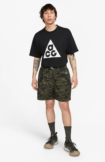 Shop Nike Acg Oversize Graphic Tee In Black
