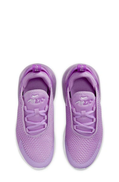 Shop Nike Kids' Air Max 270 Sneaker In Fuchsia/ White/ Fuchsia/ White