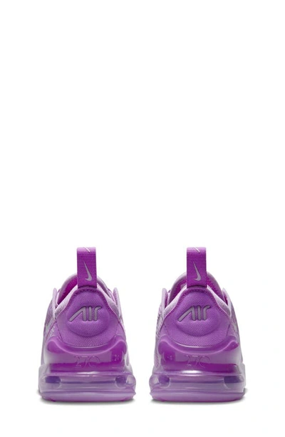 Shop Nike Kids' Air Max 270 Sneaker In Fuchsia/ White/ Fuchsia/ White