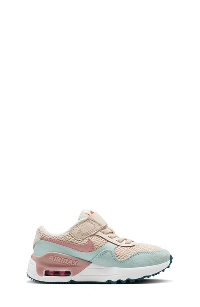 Shop Nike Kids' Air Max Systm Sneaker In Guava/ Jade/ White/ Red