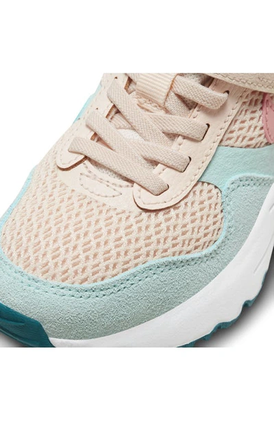 Shop Nike Kids' Air Max Systm Sneaker In Guava/ Jade/ White/ Red