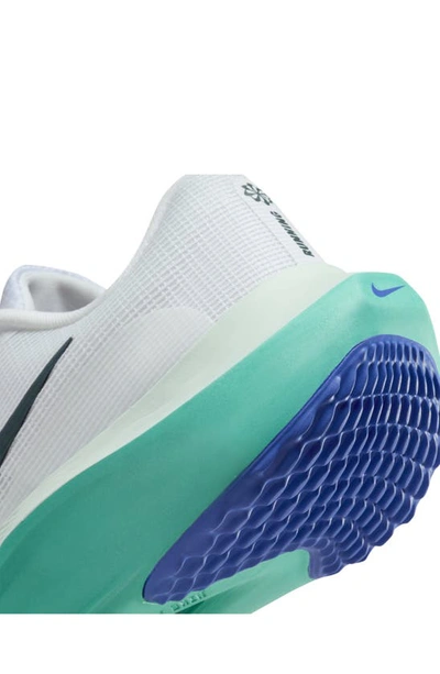 Shop Nike Zoom Fly 5 Running Shoe In White/ Jade/ Green/ Jungle
