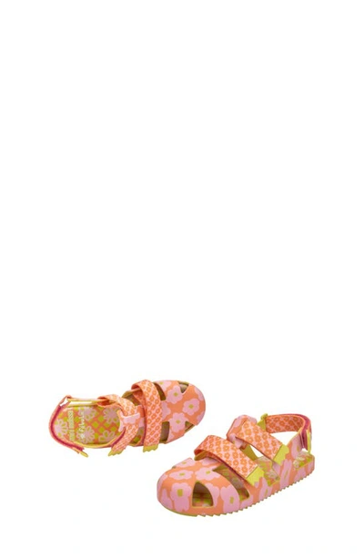 Shop Melissa Kids' Mini Fabula Sandal In Yellow/ Orange