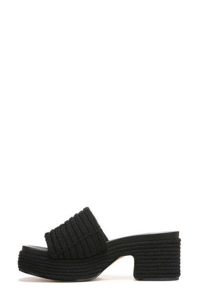 Shop Vince Margo Cord Platform Sandal In Black