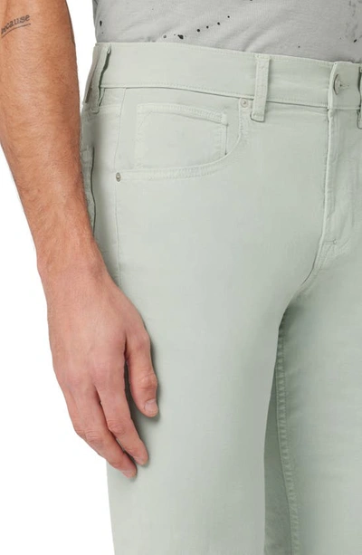 Shop Hudson Blake Slim Straight Leg 5-pocket Pants In Light Moss