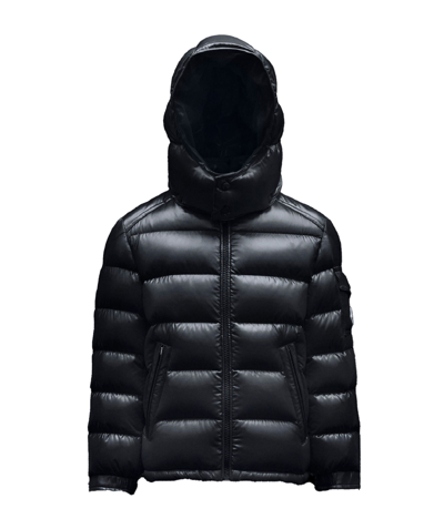 Moncler Enfant Maya Down Jacket In Blu