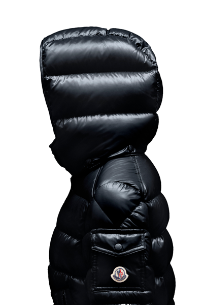 Moncler Enfant Maya Down Jacket In Blu