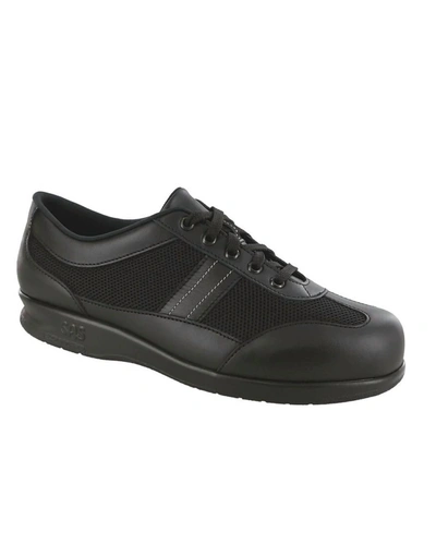 Shop Sas Women's Ft Mesh Walking Shoes - Double Wide In Black