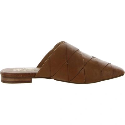 SEYCHELLES TO DIE FOR WOMENS LEATHER SLIP ON MULES 