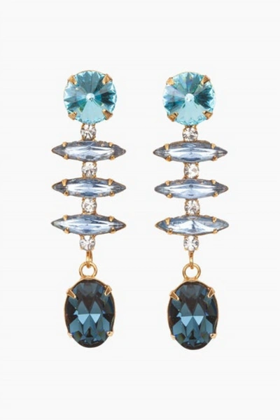Shop Jennifer Behr Women's Elsa Earrings In Sky In Blue