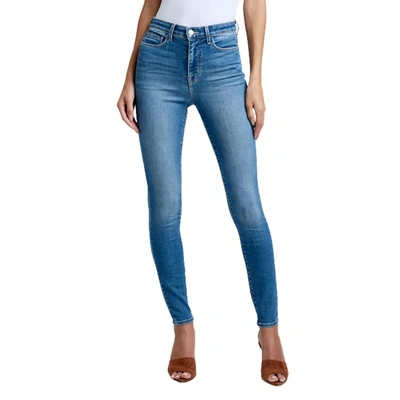 Shop L Agence Monique Ultra High Rise Skinny Jean In Lakewood In Multi