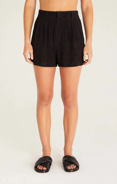 Shop Z Supply Farah Shorts In Black