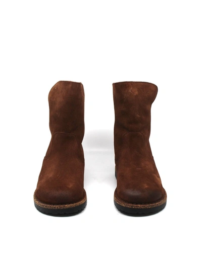 Birkenstock Upsalla Genuine Shearling Suede Boot In Brown