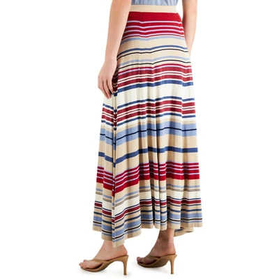 Shop Weekend Maxmara George Womens Knit Long Maxi Skirt In Multi