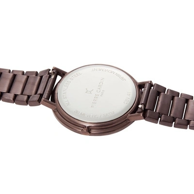 Shop Pierre Cardin Men Men's Watches In Brown