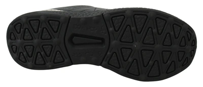 Plein Sport Black Polyester Runner Gisella Sneakers In Black