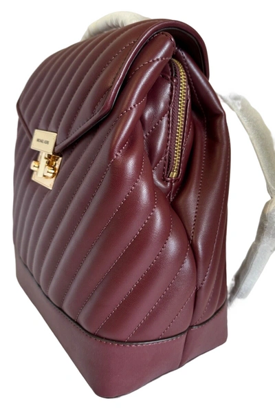 Michael Kors Women's Rose Vegan Leather Chain Ackpack In Multi