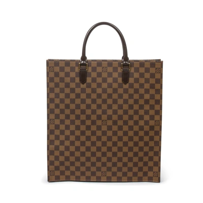 Pre-owned Louis Vuitton Sac Plat In Brown