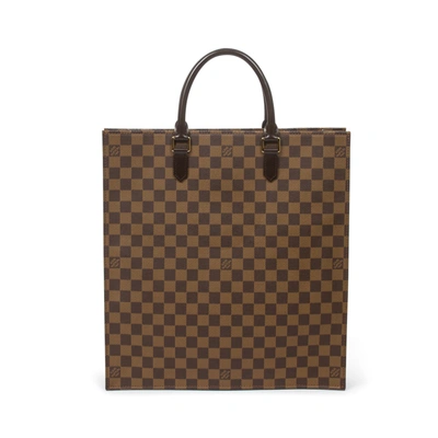 Pre-owned Louis Vuitton Sac Plat In Brown
