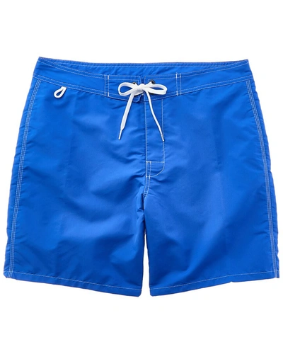 Shop Sundek Fix Waist Swim Trunk In Blue