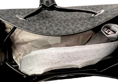  Michael Kors Suri Medium Bucket Leather Shoulder Bag Messenger  (Black Combo) : Clothing, Shoes & Jewelry