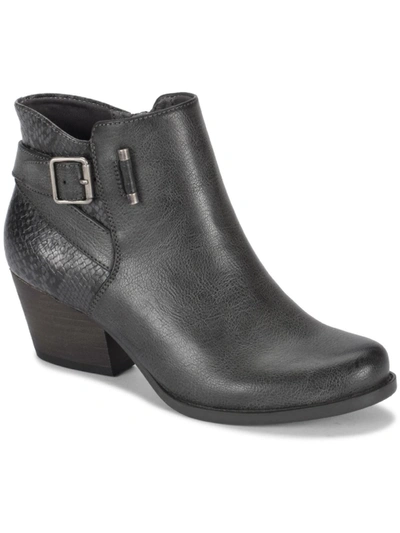 Shop Baretraps Reggie Womens Faux Leather Almond Toe Ankle Boots In Grey