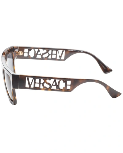 Shop Versace Unisex Ve4430u 53mm Sunglasses In Brown