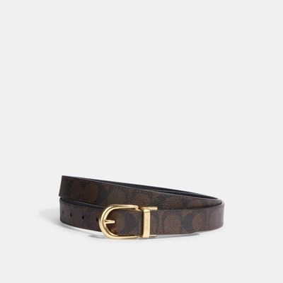 Shop Coach Outlet Classic Buckle Cut To Size Reversible Belt, 25 Mm In Multi