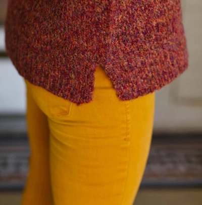 Rd Style Mock Neck Sweater In Rust In Multi