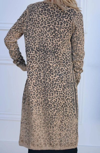 ELAN RUE LEOPARD CARDIGAN 