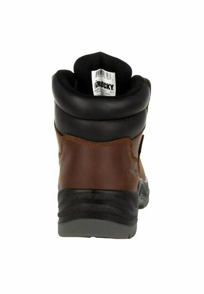 Rocky Worksmart Women's Composite Toe Waterproof Work Boot - Medium Width In Brown In Brown